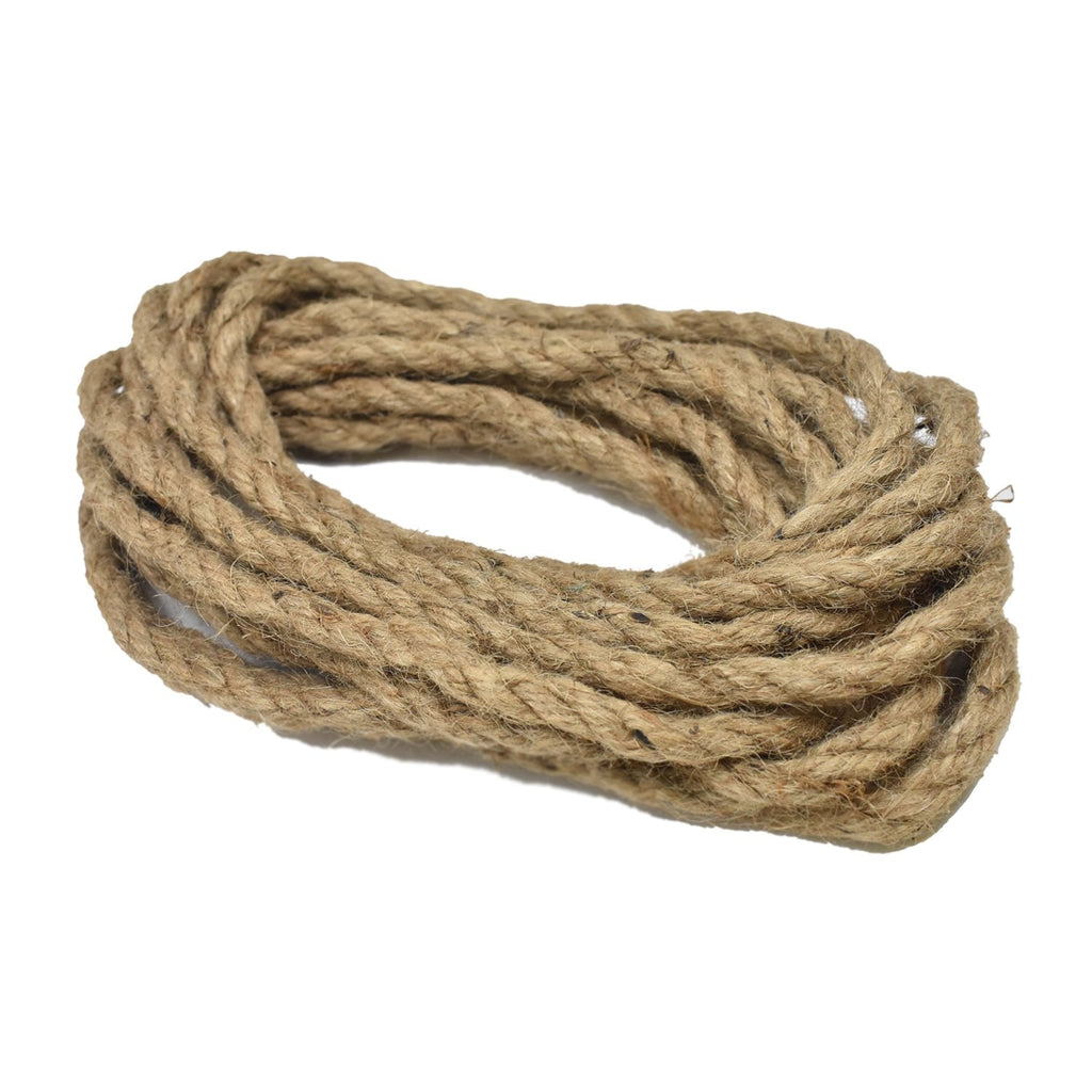 Natural Jute Craft Rope, Natural, 14-1/2-Feet