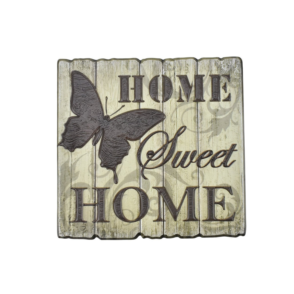 Home Sweet Home Wall Plaque 3D Sticker, 6-3/4-Inch