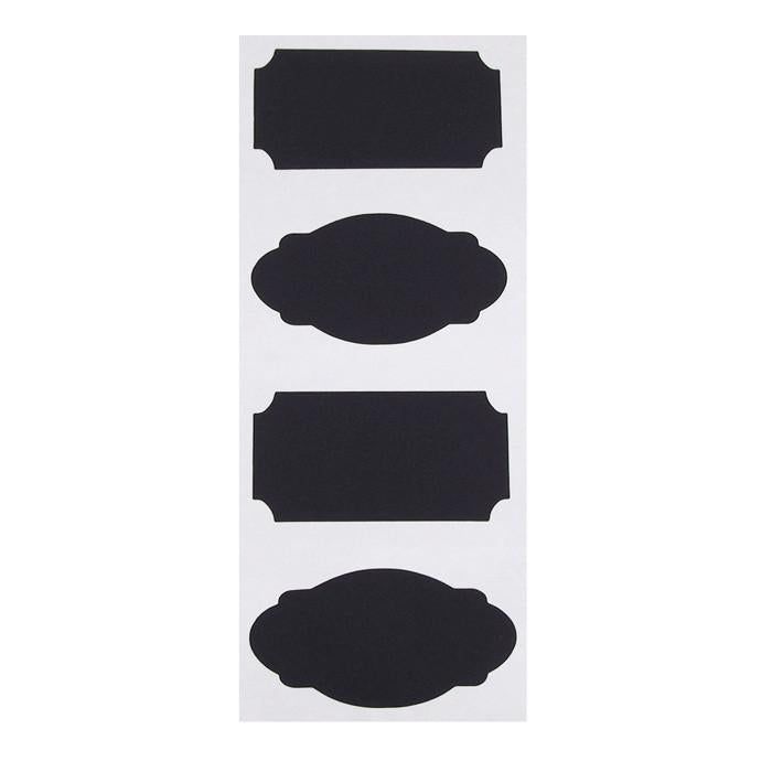 Chalkboard Label Stickers, Rectangle, 3-inch, 4-count