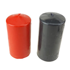 Dome Top Press Unscented Pillar Candle, 3" x 6"