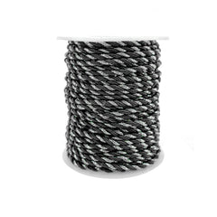 Metallic Twisted Cord Rope Trim, 3mm, 25-Yard