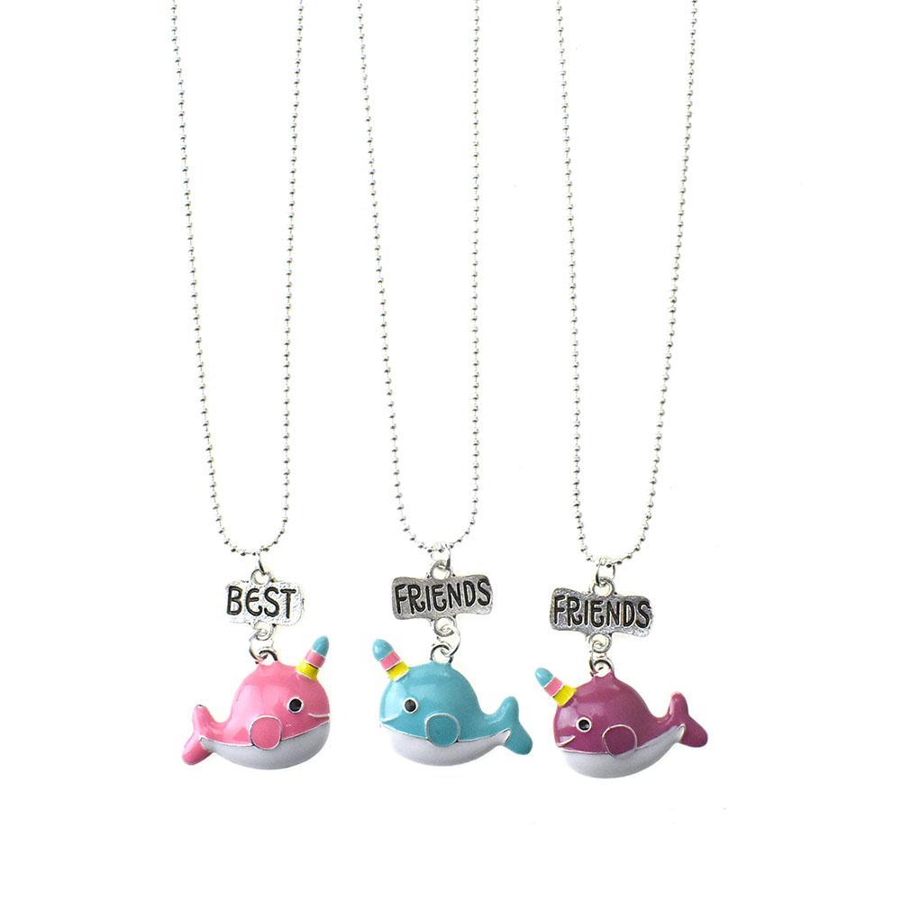 Narwhal Best Friend Necklaces, 20-Inch, 6-Piece
