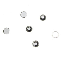 Circle-Shaped Acrylic Rhinestone Diamonds, 5mm