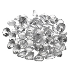 Acrylic Diamond Crystal Table Scatter, 1-3/8-inch, 60-count