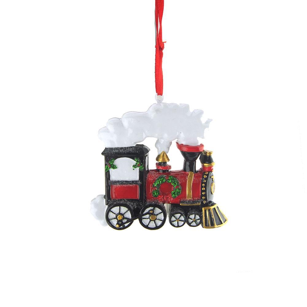 Christmas Resin Train Ornament, 3-Inch