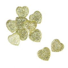 Heart Adhesive Diamond Cluster Gems, 10-count
