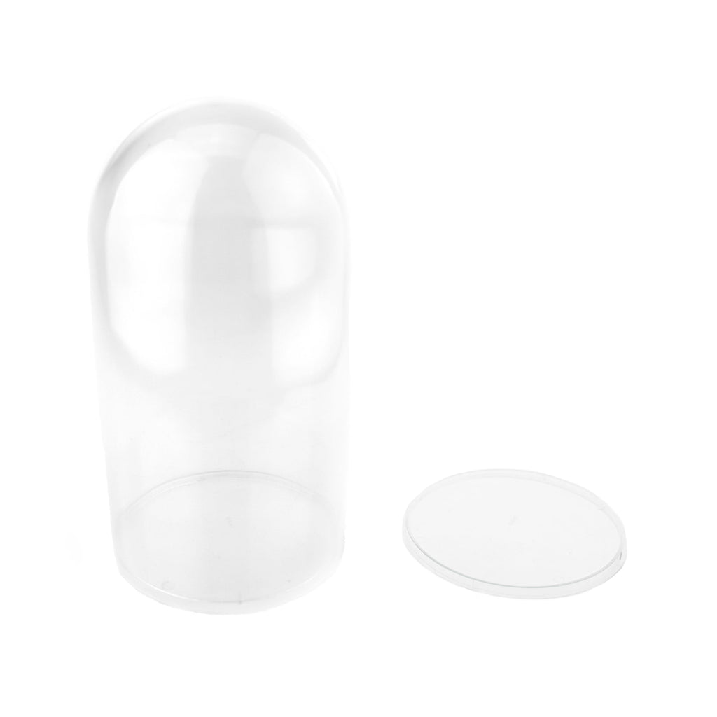 Plastic Dome Display Case w/ Clear Base – Party Spin