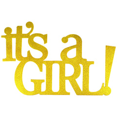 It's a Girl Glittered EVA Foam Decoration, 22-3/4-inch