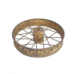 Rusty and Antique Themed Small Bike Wheel, 9-3/4-Inch