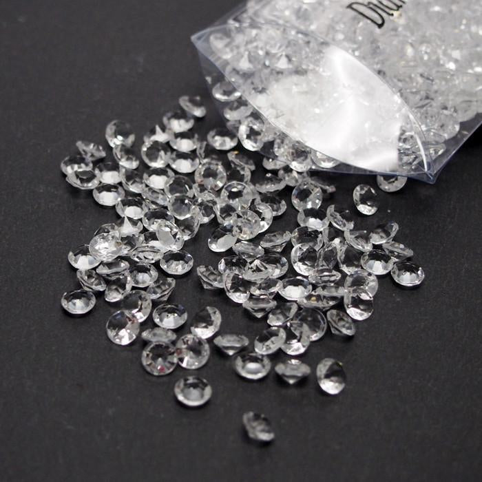 Acrylic Gemstone Diamonds, 6.5mm, 600-Piece