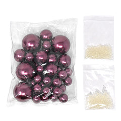 Vase Filler Pearls with Aqua Jelly Beads, 5/16-Pound