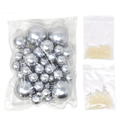 Vase Filler Pearls with Aqua Jelly Beads, 5/16-Pound