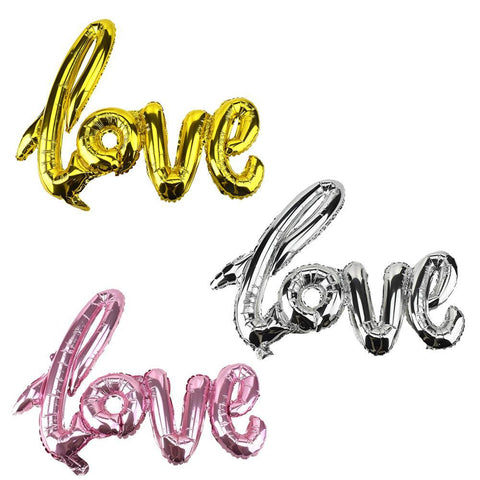 Script 'Love' Foil Balloon, 29-Inch