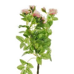 Artificial Mini Rose Bush Spray, 10-Inch