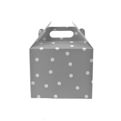 Polka Dot Cardboard Favor Box, 5-1/4-inch, 4-Count