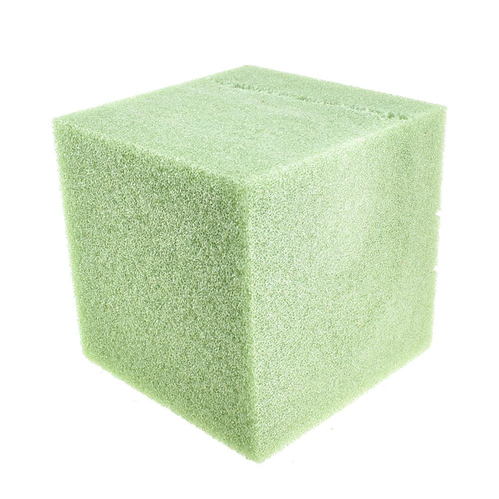 Styroshapes Styrofoam Green Cube, 8-Inch