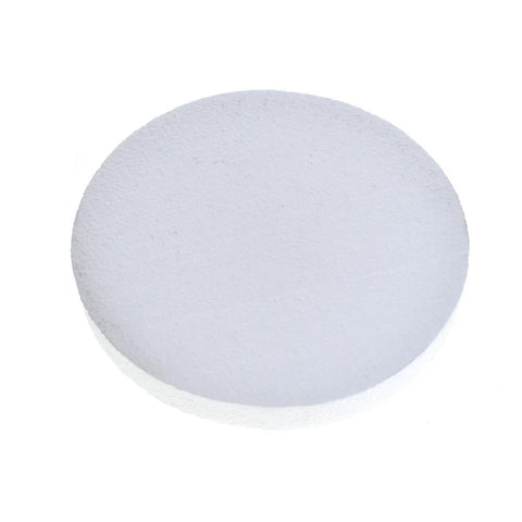 Poly Foam Disk, White, 8-Inch