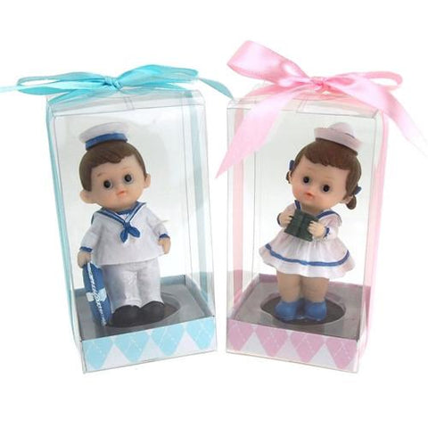 Baby Sailor Outfit Polyresin Favors, 3-1/4-Inch