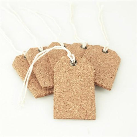 Natural Cork Tags, 2-1/4-inch, 6-Piece