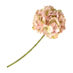 Artificial Tall Hydrangea Floral Stem, 20-Inch