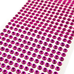 Self Adhesive Rhinestone Circle, 6mm, 72-count