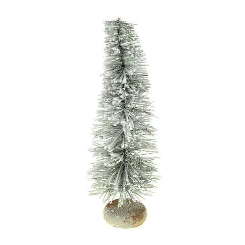 Mini Blizzard Frosted Village Christmas Tree Decoration, 14-Inch