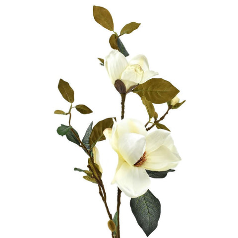 Artificial Magnolia Spray, 35-Inch