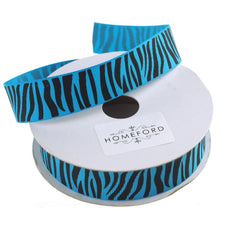 Zebra Print Grosgrain Ribbon, 7/8-Inch, 10 Yards