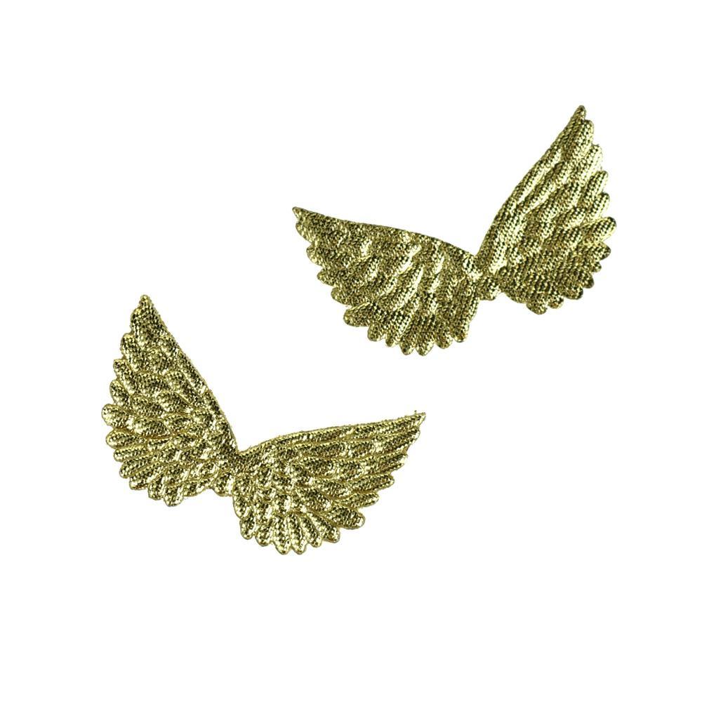 Embossed Angel Wing Party Favor Embellishments, 1-1/2-Inch, 6-Count