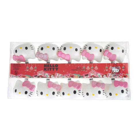 Hello Kitty Plastic Ornament String Light Set, 10 Lights, 12-Feet