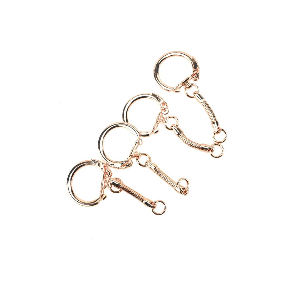 Snake Key Craft Chains, Rose Gold, 2-1/2-Inch, 4-Piece