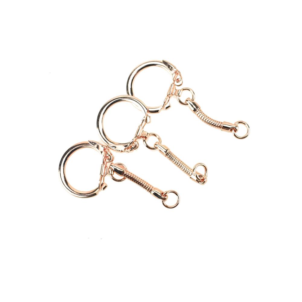 Snake Key Craft Chains, Rose Gold, 2-1/2-Inch, 3-Piece