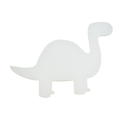 Dinosaur Primed DIY Paint-a-Canvas, White, 8-Inch