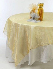 Organza Table Cover Overlay, 80-inch