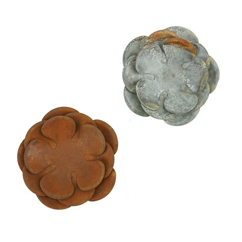 Rusty Rose Tealight Candle Holder, 4-Inch