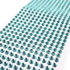 Self Adhesive Rhinestone Circle, 6mm, 72-count