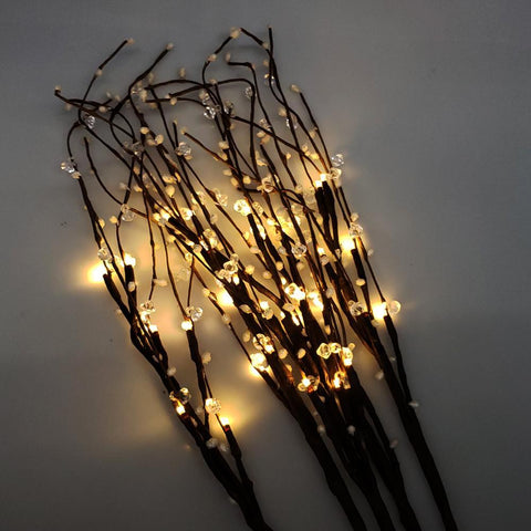 Decorative LED Light Branches, Warm White, 34-Inch, 5-Count