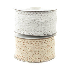 Crochet Trim Ribbon, 2-3/8-inch, 10-yard