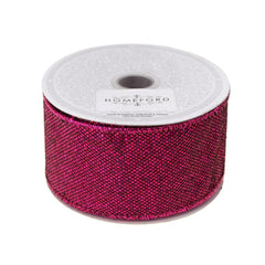 Metallic Disco Bling Christmas Ribbon, 2-Inch, 10 Yards