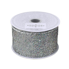 Metallic Disco Bling Christmas Ribbon, 2-Inch, 10 Yards