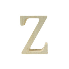 Pine Standing Wood Letters Numbers and Symbols, 2-inch, 3-count