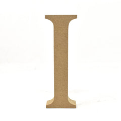 Smooth Pressed Board Wood Serif Letter, Natural, 5-1/8-Inch