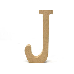 Smooth Pressed Board Wood Serif Letter, Natural, 5-1/8-Inch