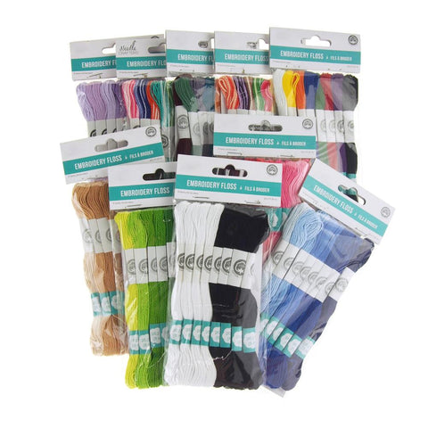 Cotton Embroidery Floss, 8.7-yard, 8-piece