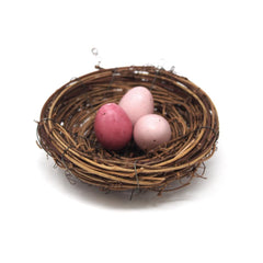 Artificial Decorative Loose Easter Eggs, 1-Inch, 12-Count, Pink