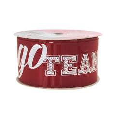 Go Team Sports Grosgrain Ribbon, 1-1/2-inch, 3-yard