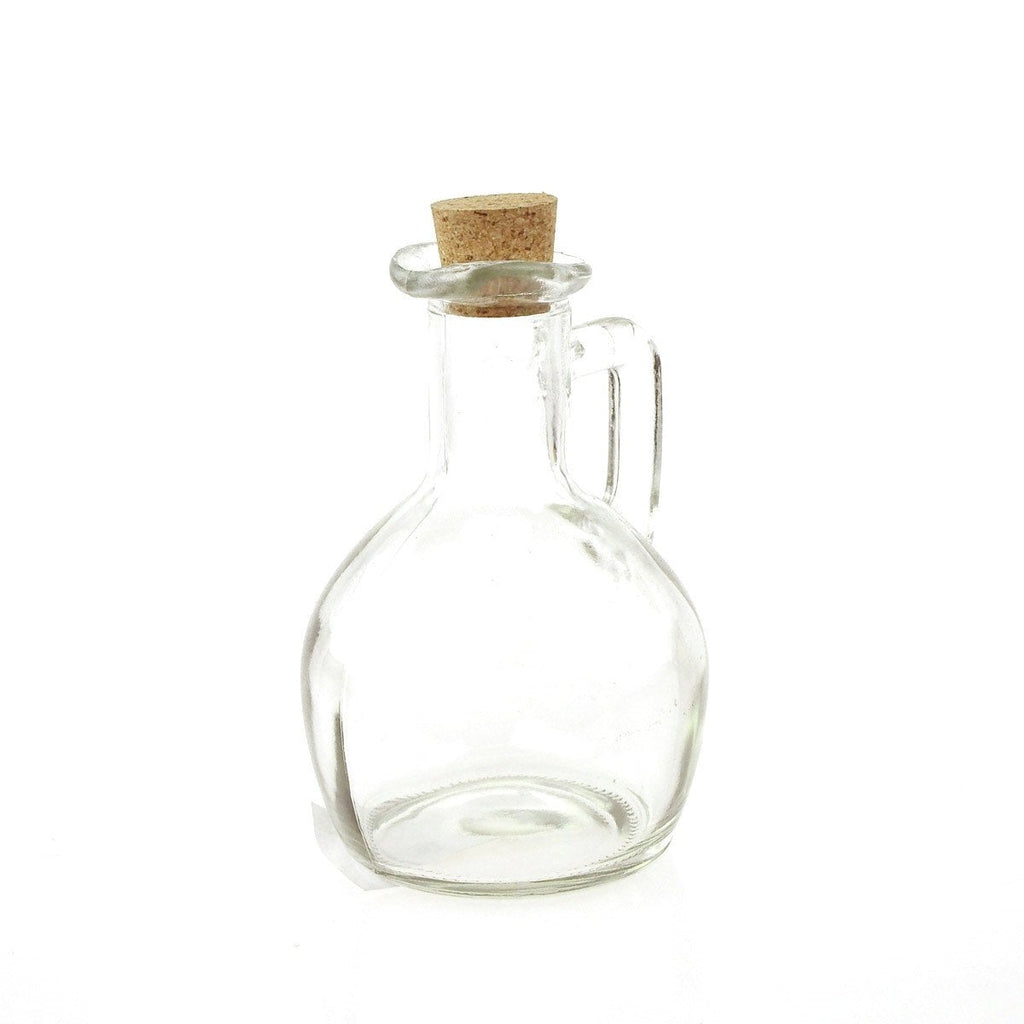 Glass Jar Favors Corked Bottle, 4-1/2-inch, Pitcher
