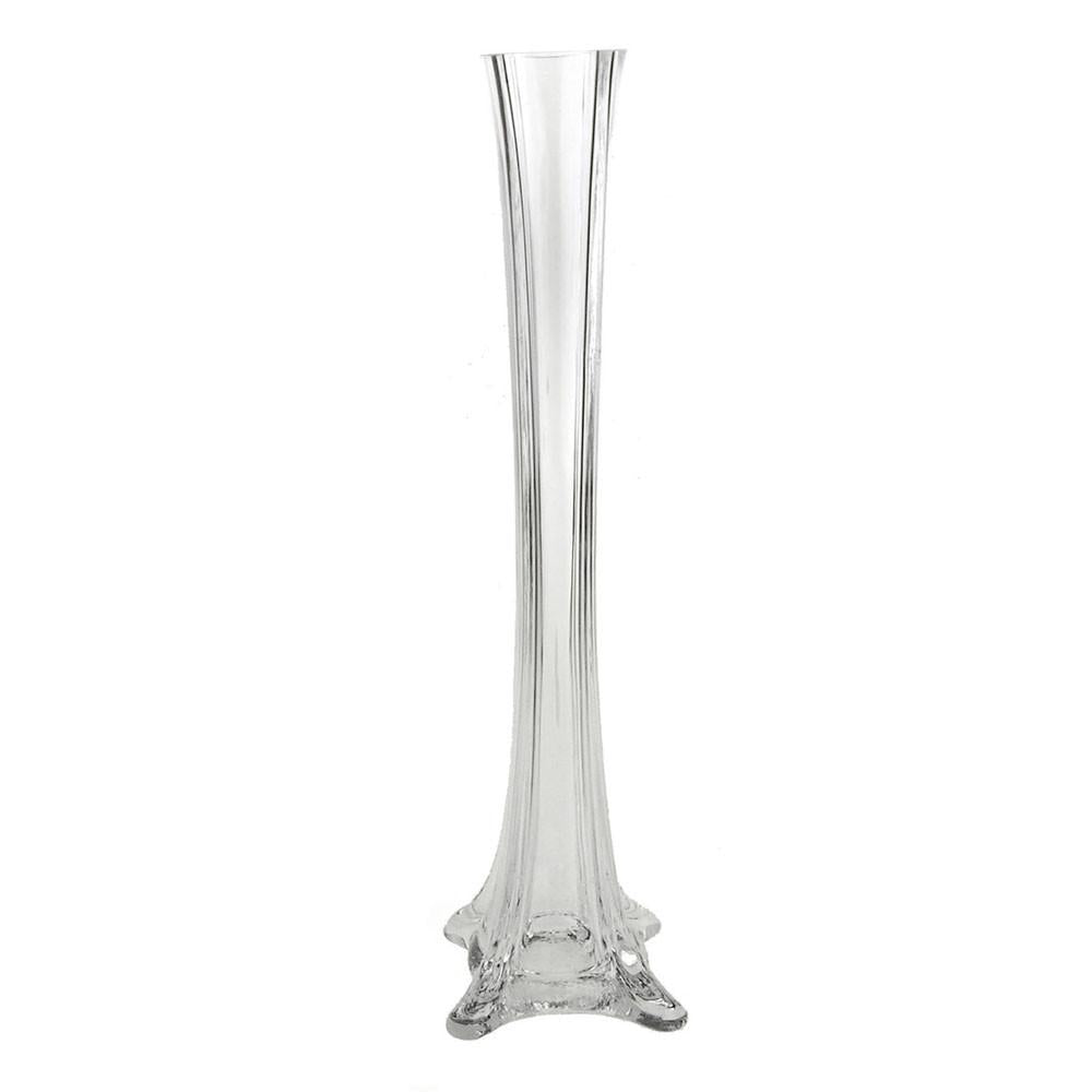 20 Clear Glass Eiffel Tower Vases