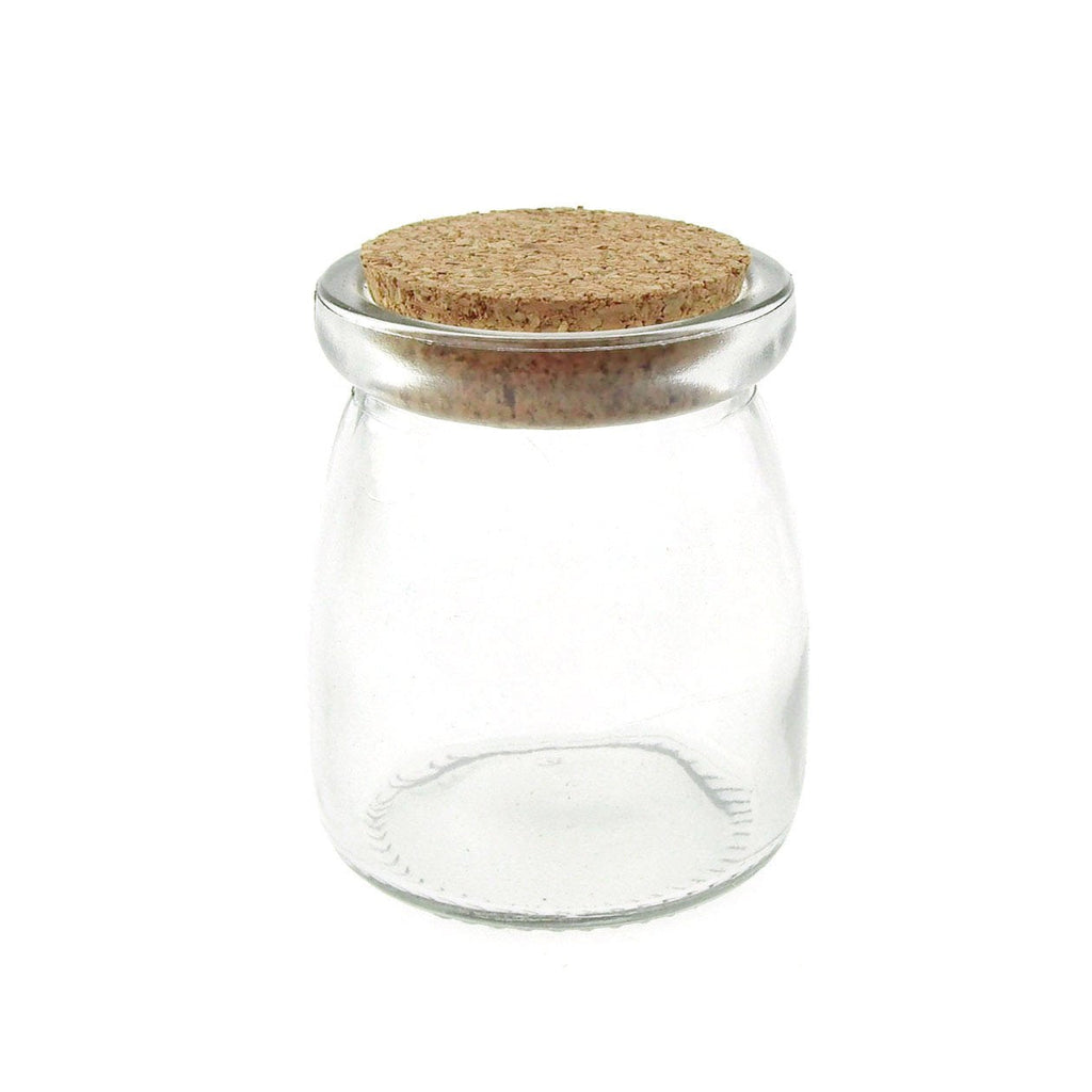 Glass Jar Favors Corked Bottle, 3-inch, 12-Piece, Spice Jar