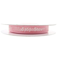 Baby Shower Print Organza Ribbon, 3/8-Inch, 25 Yards